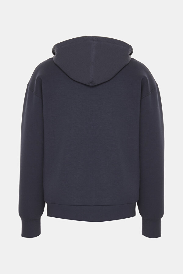 NAVY BLUE HOODIE SWEATSHIRT 2