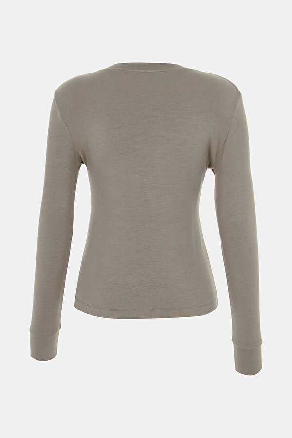 VIZON V YAKA KISA KOLLU T-SHIRT 2