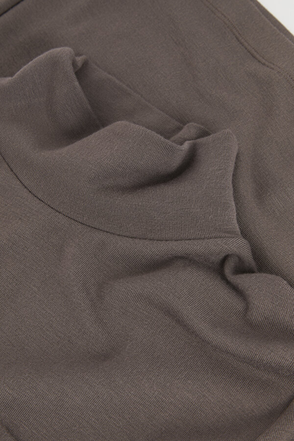UPRIGHT COLLAR LONG SLEEVE TSHIRT 7