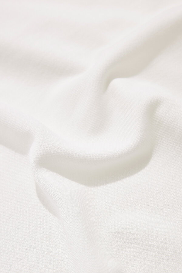 ECRU BASIC / ROUND NECKLINE SHORT SLEEVE TSHIRT 7