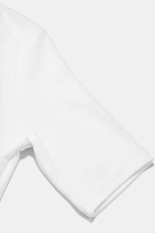 ECRU V NECK SHORT SLEEVE TSHIRT 7