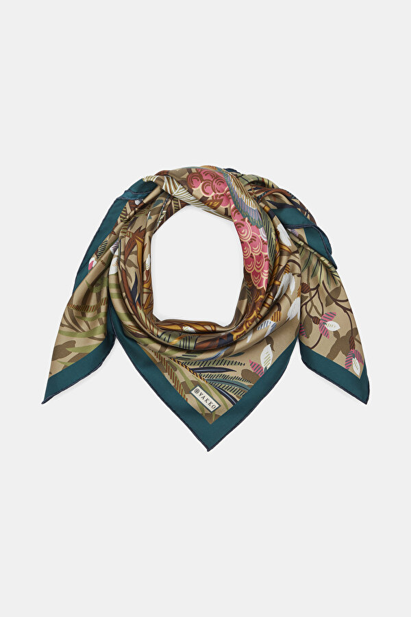 DARK YELLOW TWILL SCARF 2