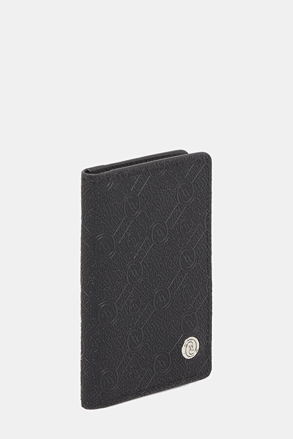 BLACK MONOGRAM WALLET 2