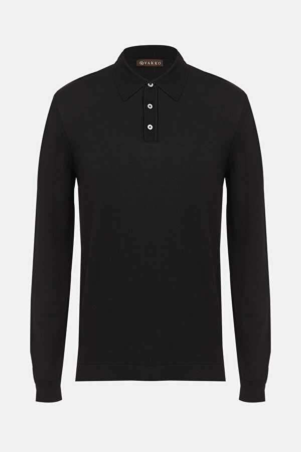 BLACK TRICOT JERSEY