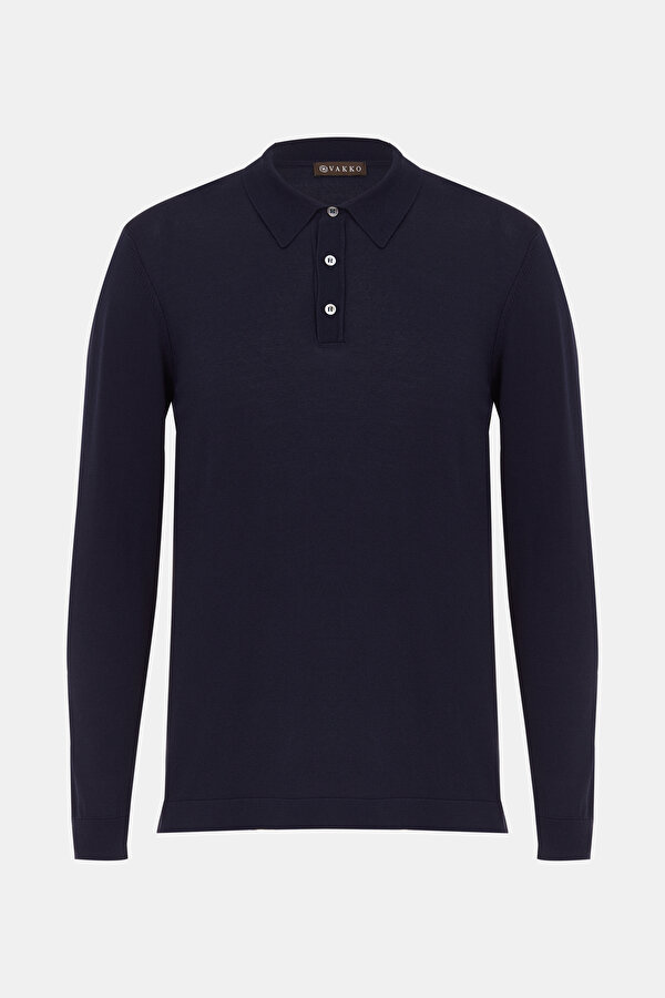 NAVY BLUE TRICOT JERSEY