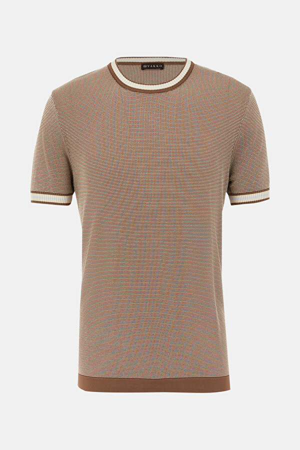 MINK BASIC / ROUND NECKLINE TRICOT JERSEY
