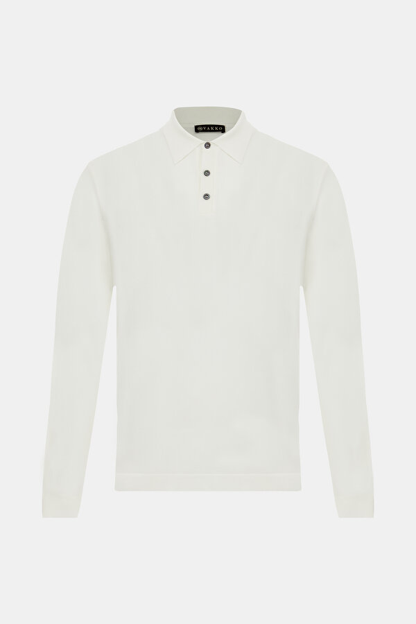 EKRU POLO YAKA TRİKO