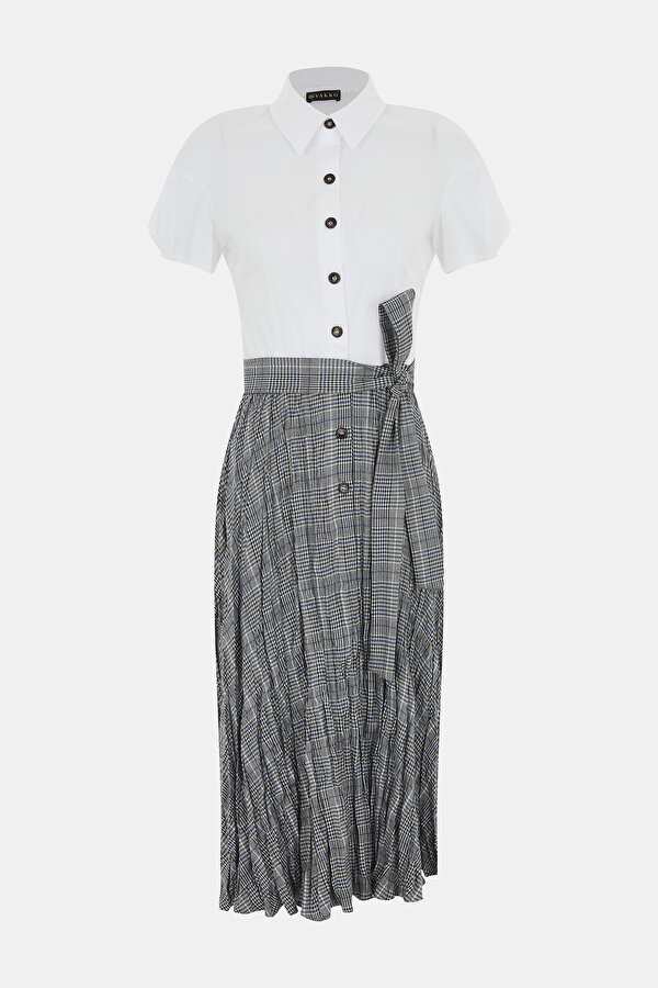 SAXE SHORT SLEEVE MIDI DRESS