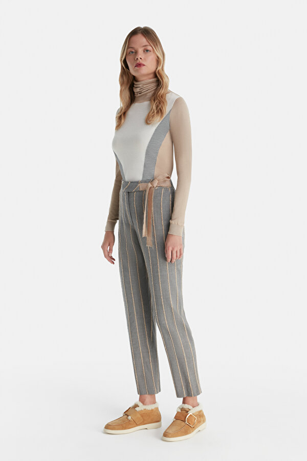 MULTICOLOR SKINNY LEG TROUSERS