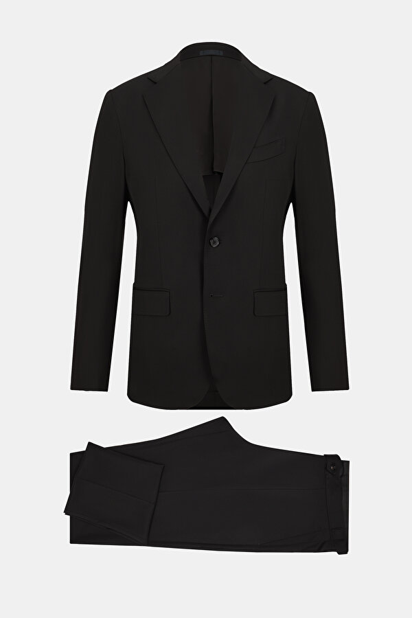 BLACK WOOL SUIT