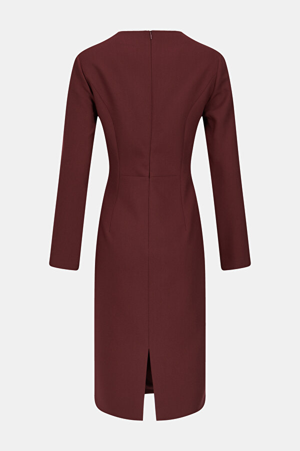DAMSON LONG SLEEVE MİDİ DRESS 2