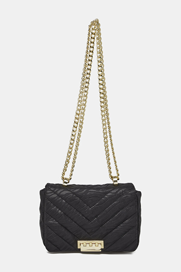 BLACK QUILTED LEATHER BAG 2