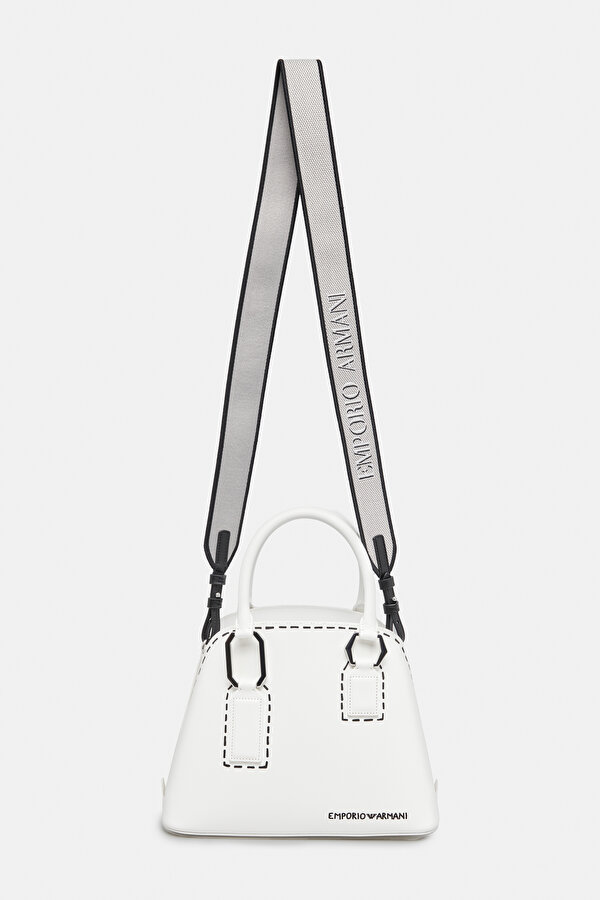 WHITE ECO LEATHER BAG 2
