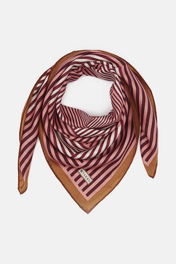 DAMSON GEOMETRIC DESIGN VOILE SILK GAVROŞ 2