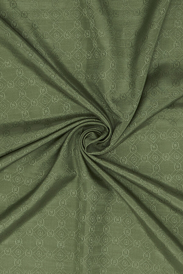 EMERALD GREEN COTTON/SILK SHAWL 2