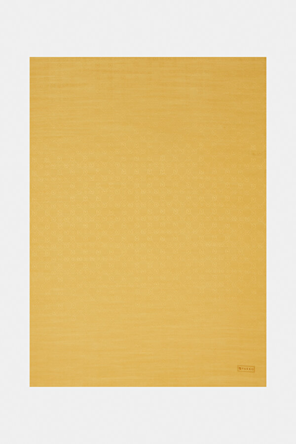 DARK YELLOW COTTON/SILK SHAWL