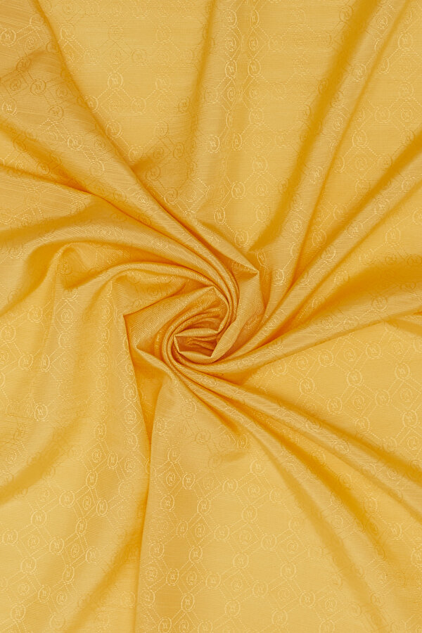 DARK YELLOW COTTON/SILK SHAWL 2
