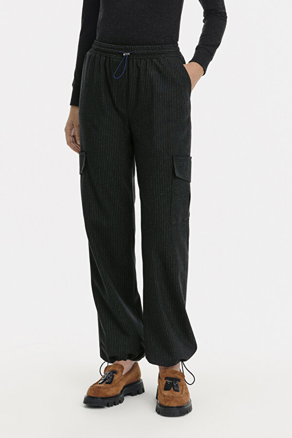 ANTHRACITE WIDE LEG TROUSERS 2