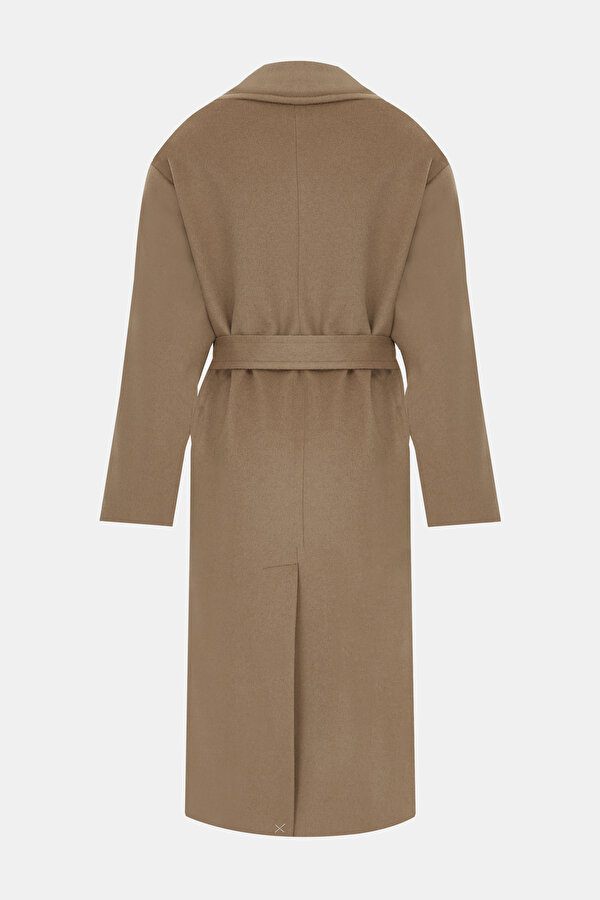 CAMEL WOOL/CASHMERE OVERCOAT 2