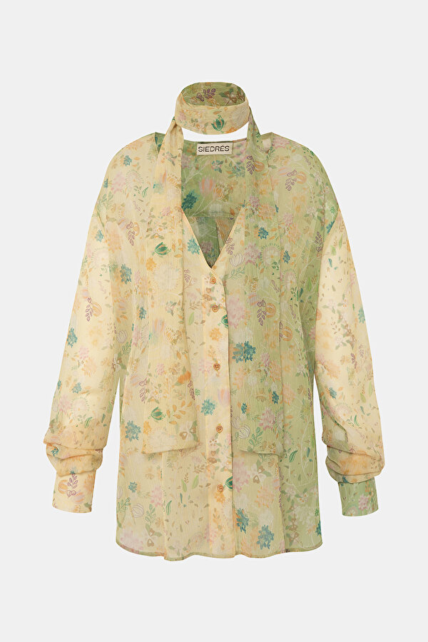 MULTICOLOR V NECK SHIRT
