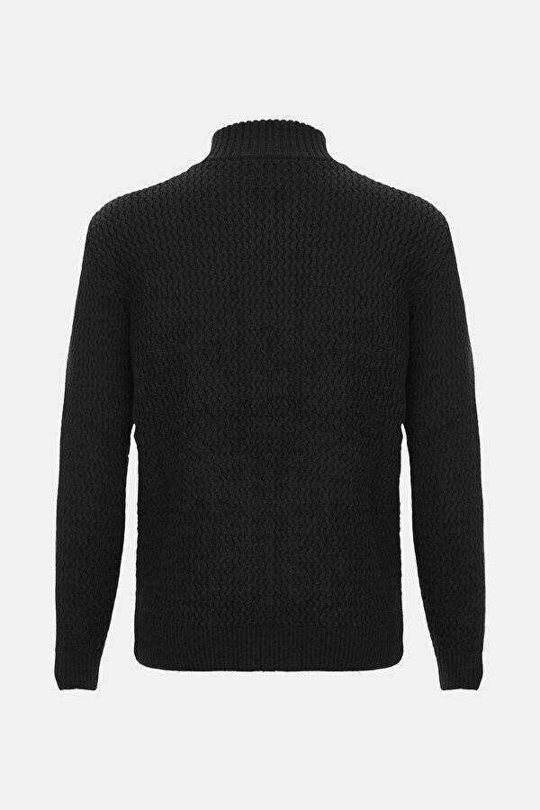 BLACK TRICOT CARDIGAN 2