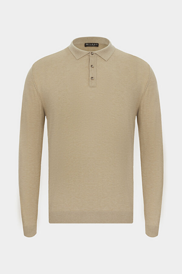 CAMEL POLO YAKA TRİKO