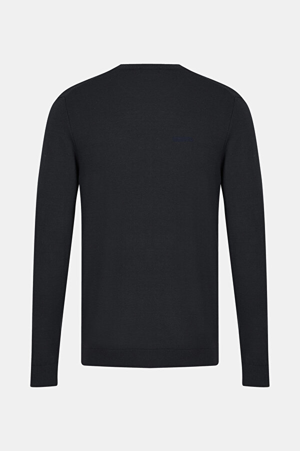 BLACK BASIC / ROUND NECKLINE TRICOT JERSEY 2
