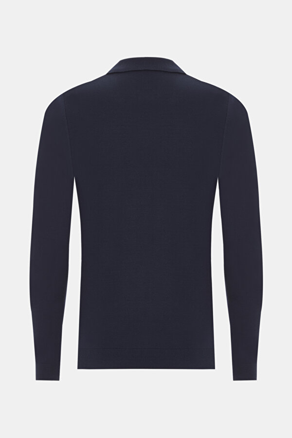 LACİVERT POLO YAKA TRİKO 2