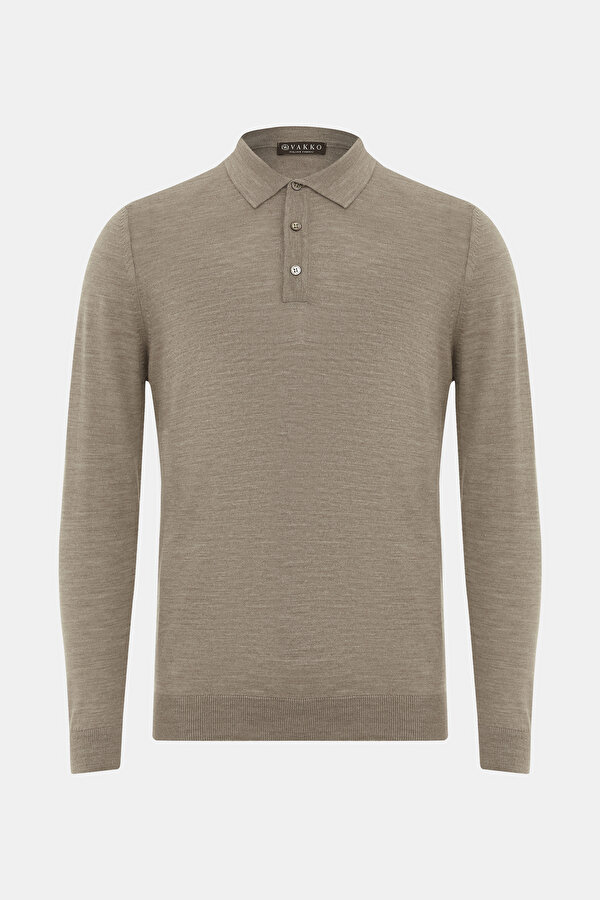 BEJ POLO YAKA TRİKO