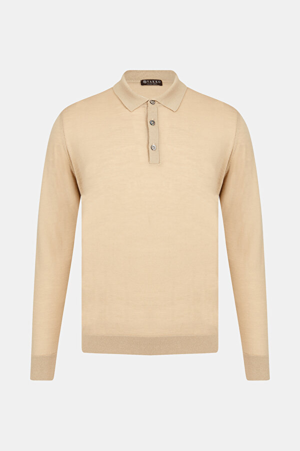 CAMEL POLO YAKA TRİKO