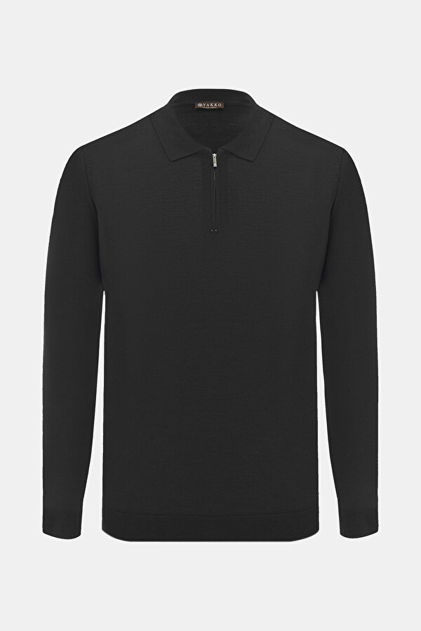 LACİVERT POLO YAKA TRİKO