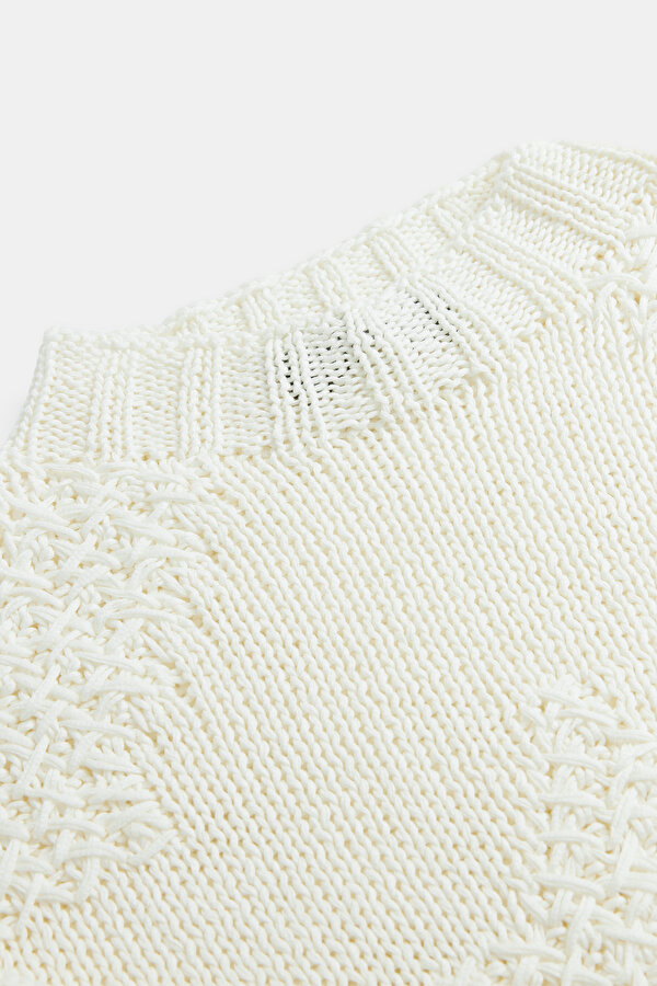 ECRU BASIC / ROUND NECKLINE JERSEY 7