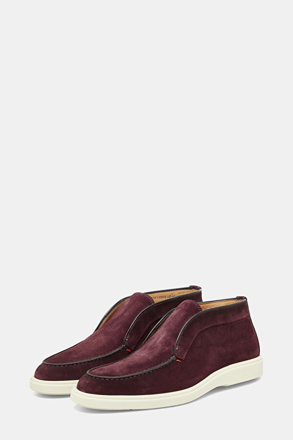 MAROON LEATHER SHOE 2