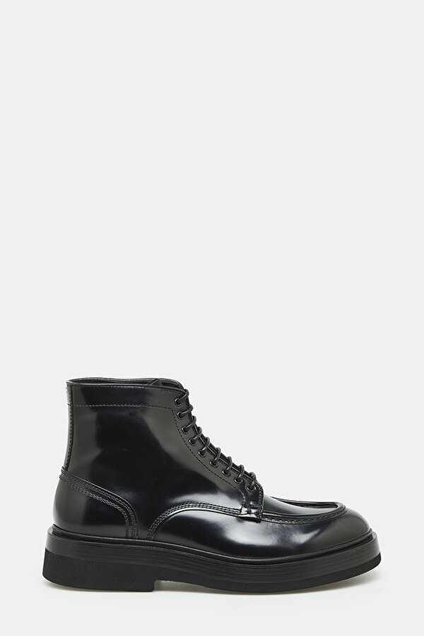 BLACK LEATHER BOOT