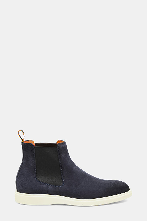 NAVY BLUE SUEDE BOOT
