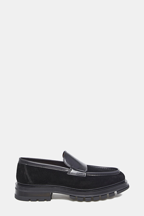 BLACK LEATHER SHOES