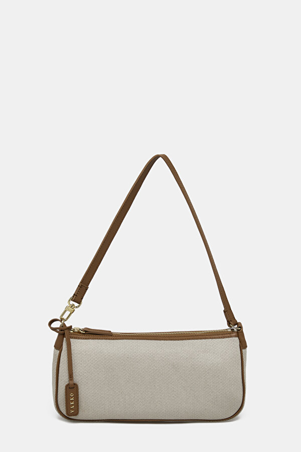 TAN MONOGRAM BAG