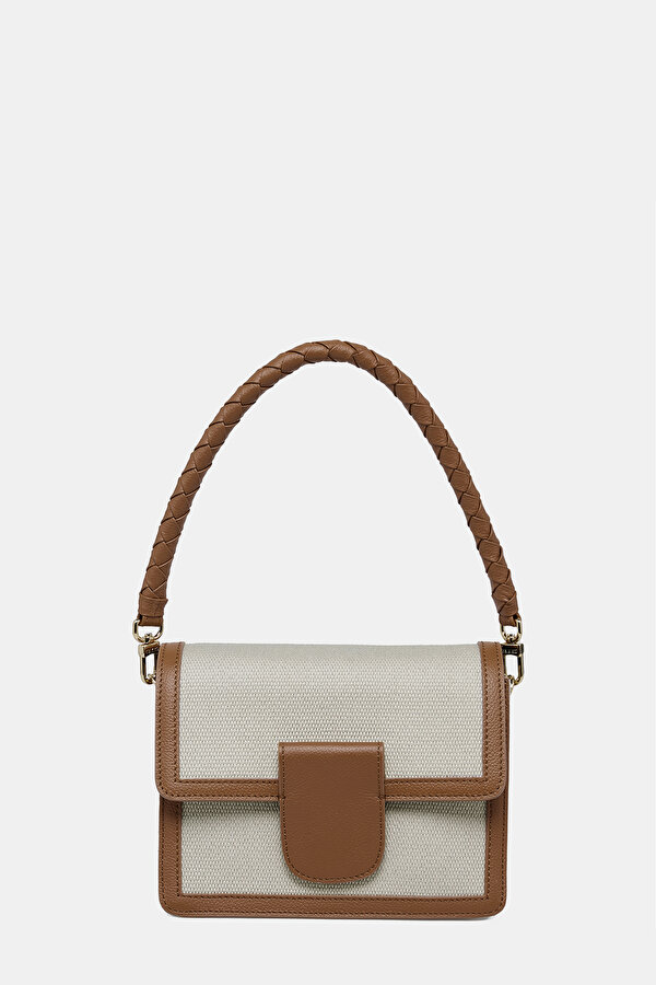 TAN MONOGRAM BAG