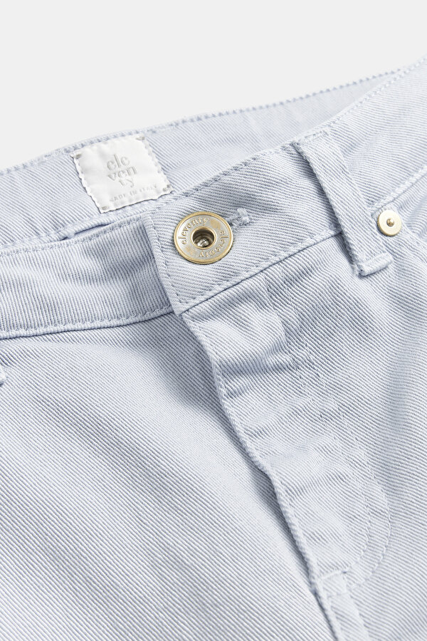 BLUE STRAIGHT CUT TROUSERS 6