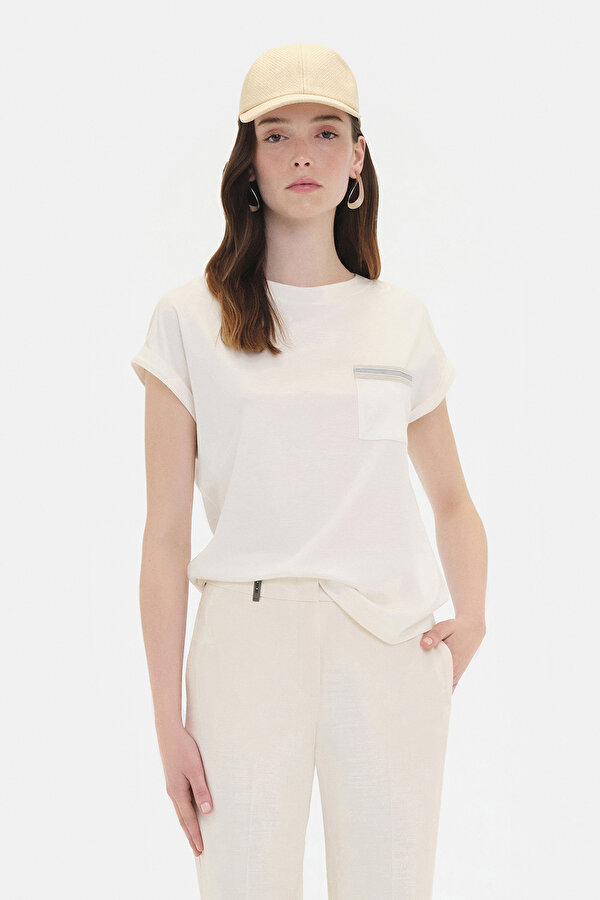 GREY BASIC / ROUND NECKLINE SHORT SLEEVE TSHIRT