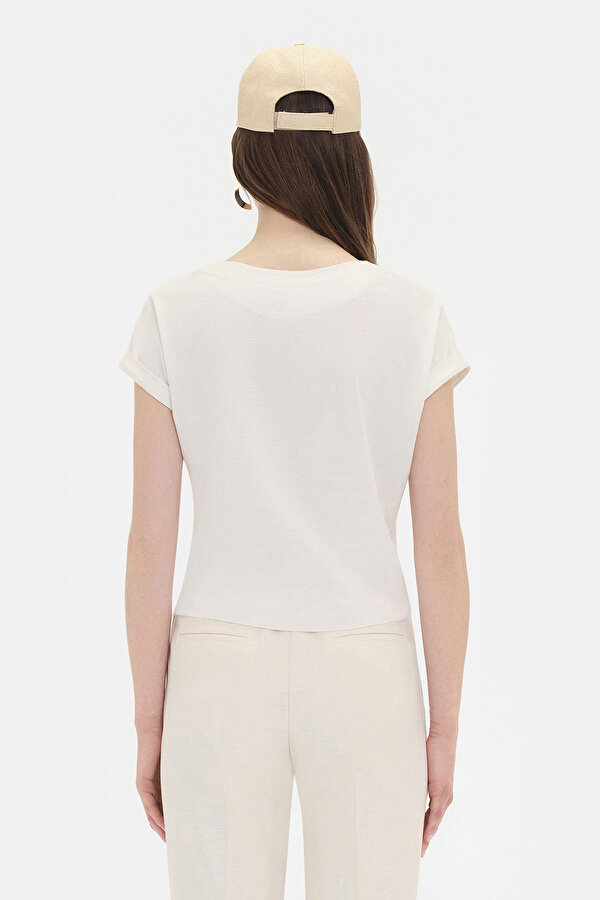 GREY BASIC / ROUND NECKLINE SHORT SLEEVE TSHIRT 2