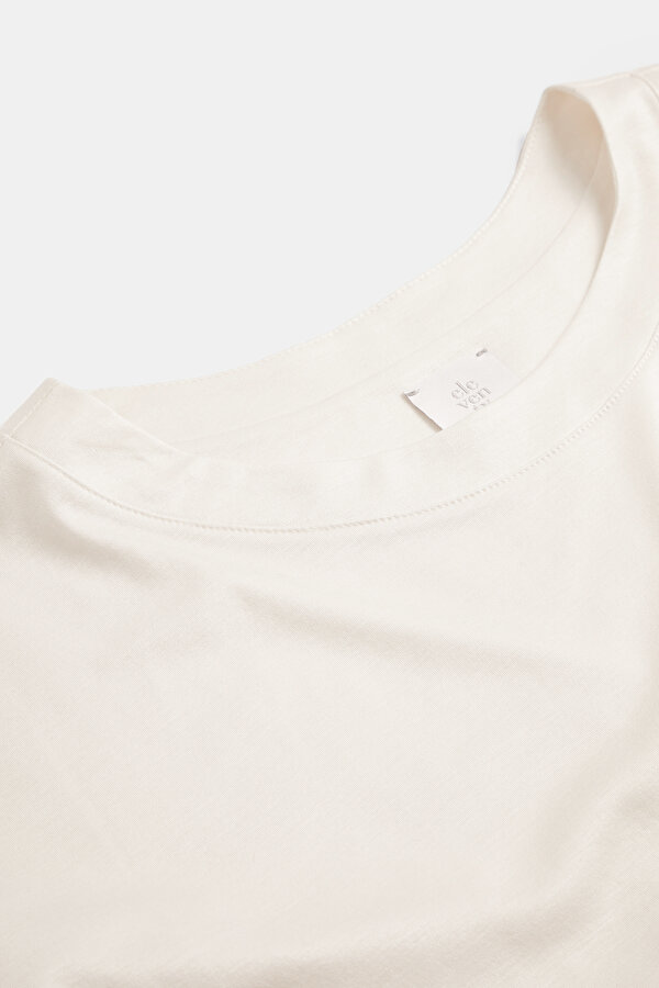 GREY BASIC / ROUND NECKLINE SHORT SLEEVE TSHIRT 6