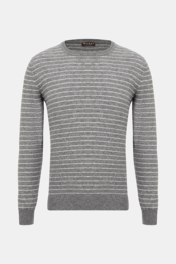 GREY BASIC / ROUND NECKLINE TRICOT JERSEY