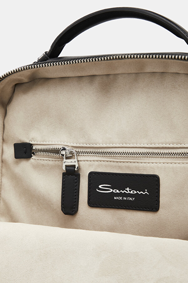 BLACK LEATHER BAG 7