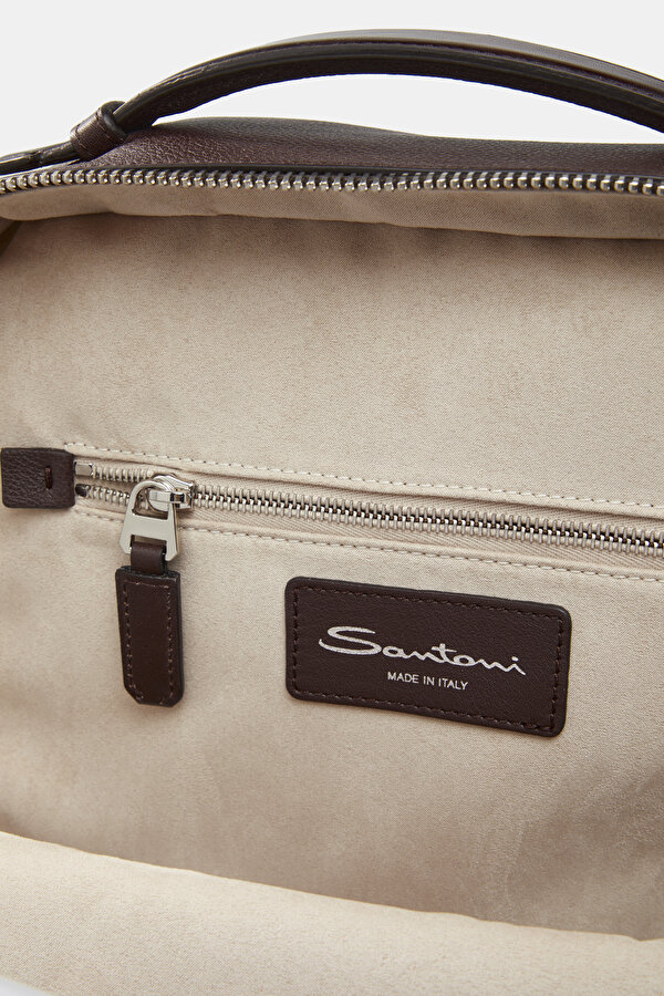 BROWN LEATHER BAG 7