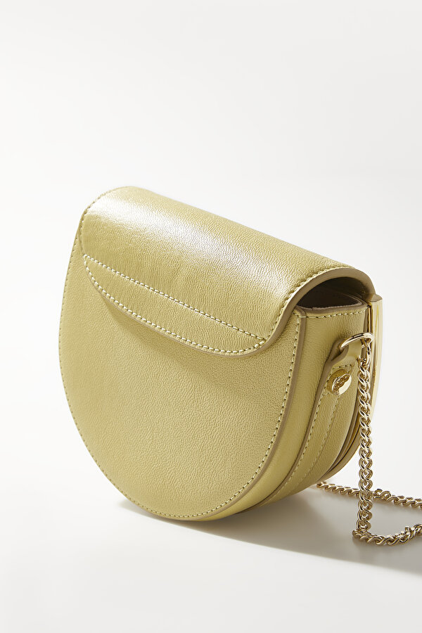 YELLOW LEATHER BAG 7