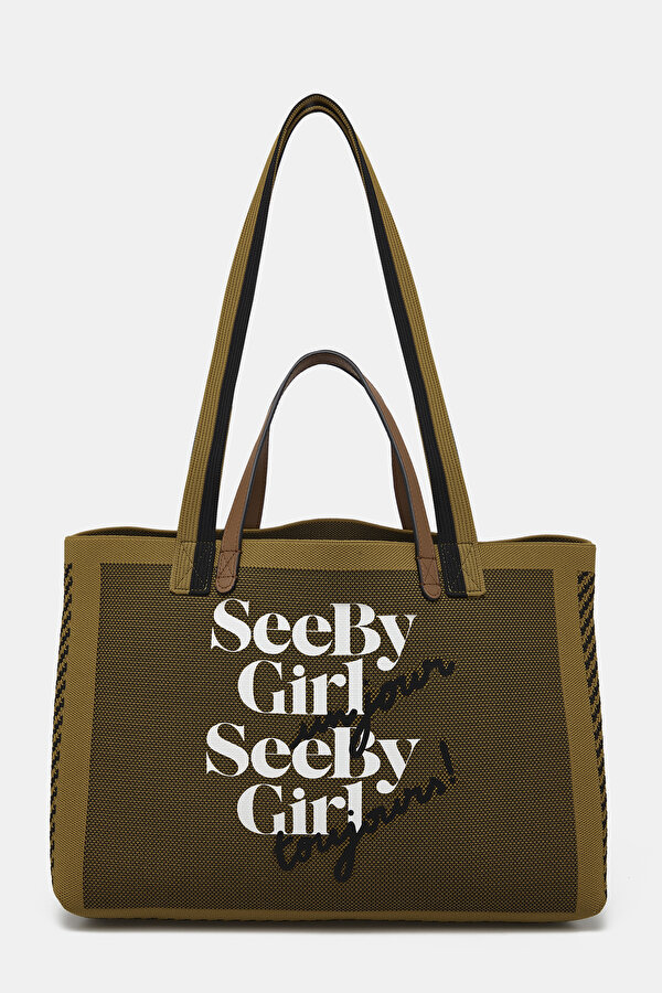 TAN DESIGN FILLED BAG 2