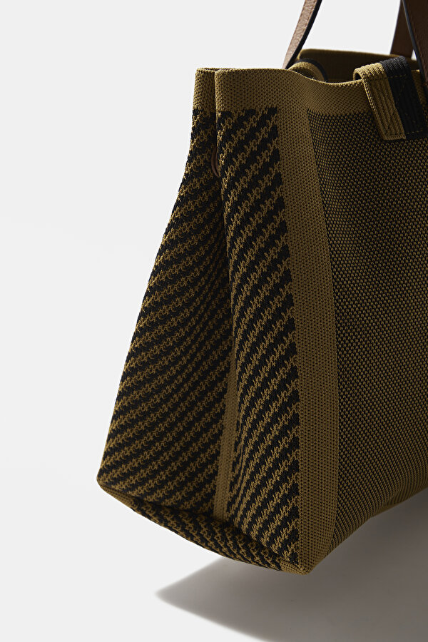 TAN DESIGN FILLED BAG 7