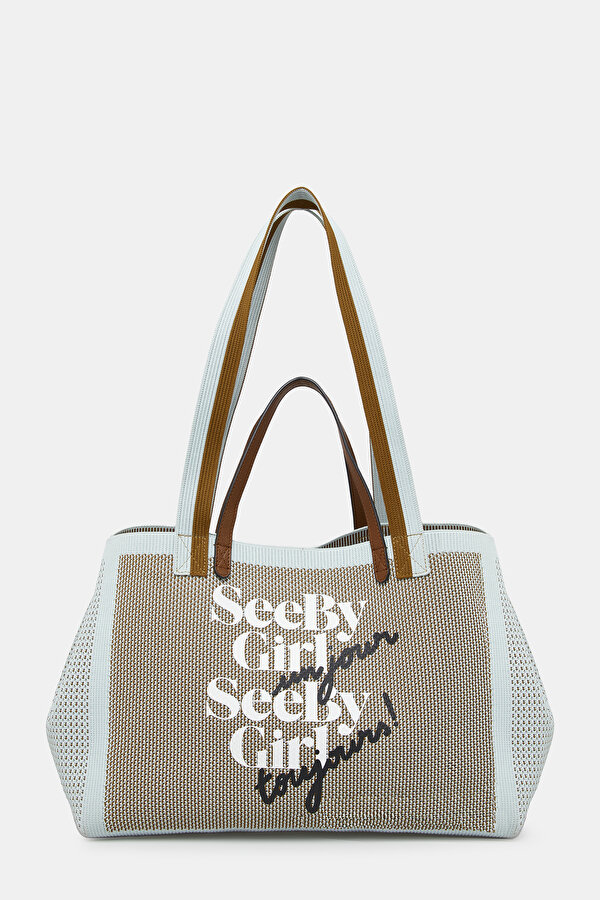 BEIGE DESIGN FILLED BAG 2