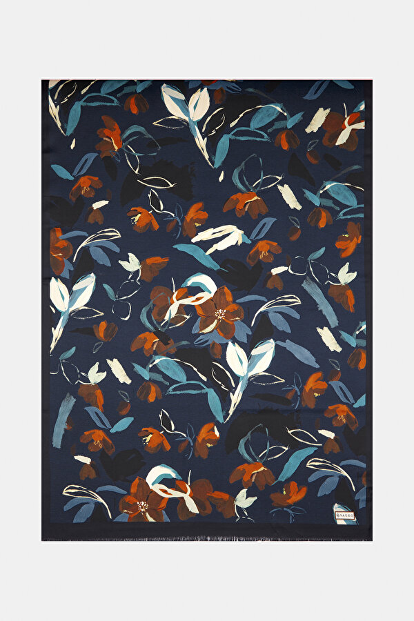NAVY BLUE TWILL SHAWL